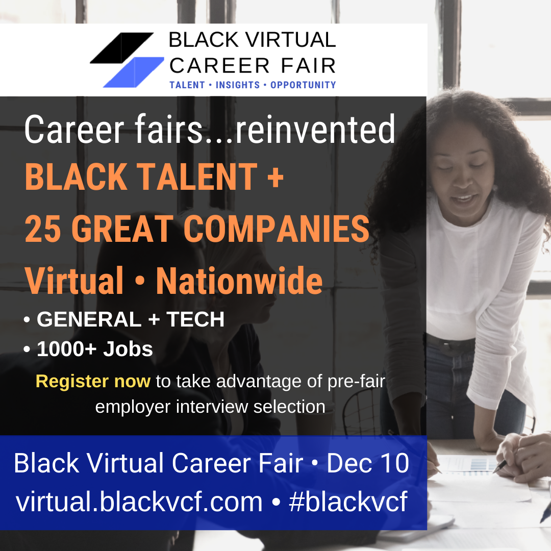 Black Virtual Career Fair | Oct 7-9, 2020